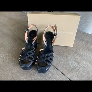 Sergio Rossi black wedges